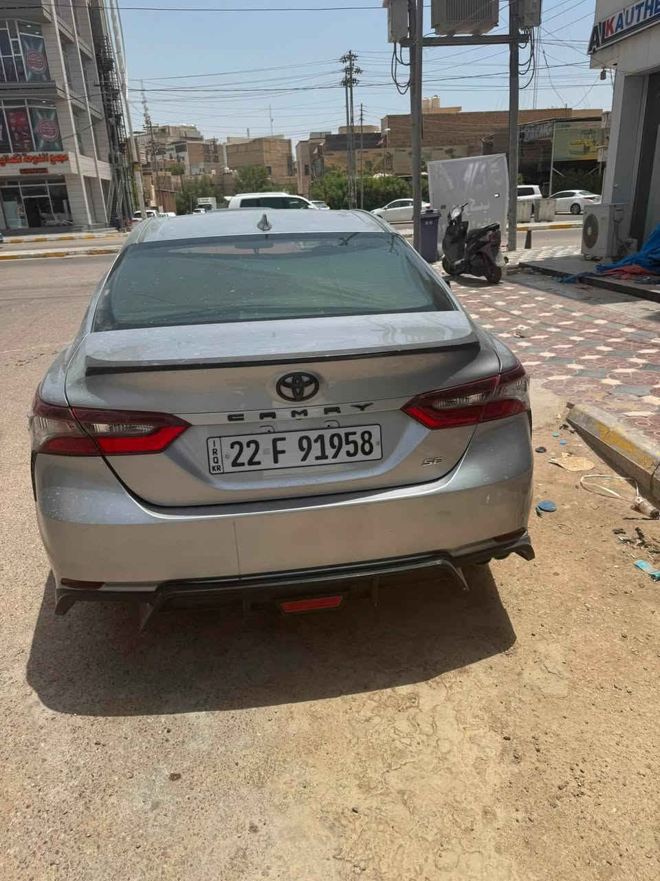 كاميري ٢٠٢٢ الحادث موضح بالسونار
الممشى ١٣٣ الف 
السيارة بأسمي 

***********
