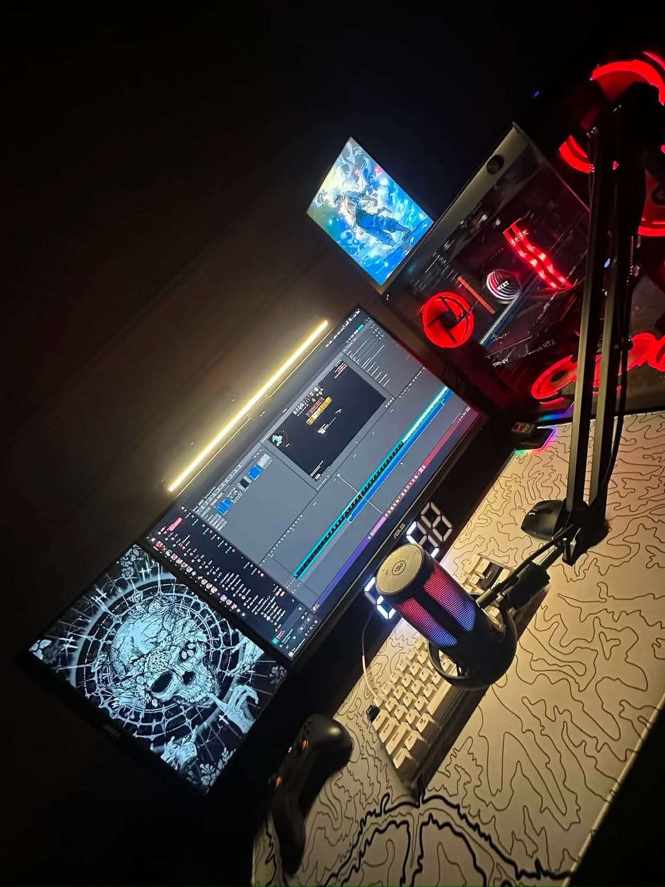 تجميعه بدون كرت شاشة
i5 12600kf

M.b Msi Z690

Ram 16gb 3600 tforce

Cooler nzxt 360

M.2 512g

HHD 512g

Psu 750w

Case xigmatek 7fan

تجميعه نضيفه شرط الفحص كيس بحده بدون كرت 900 واذا تريد كرت 3060ti تصير 1250 قفل للعلم القطع كلها ماركه وبراند محترم *********** مكاني بصره
