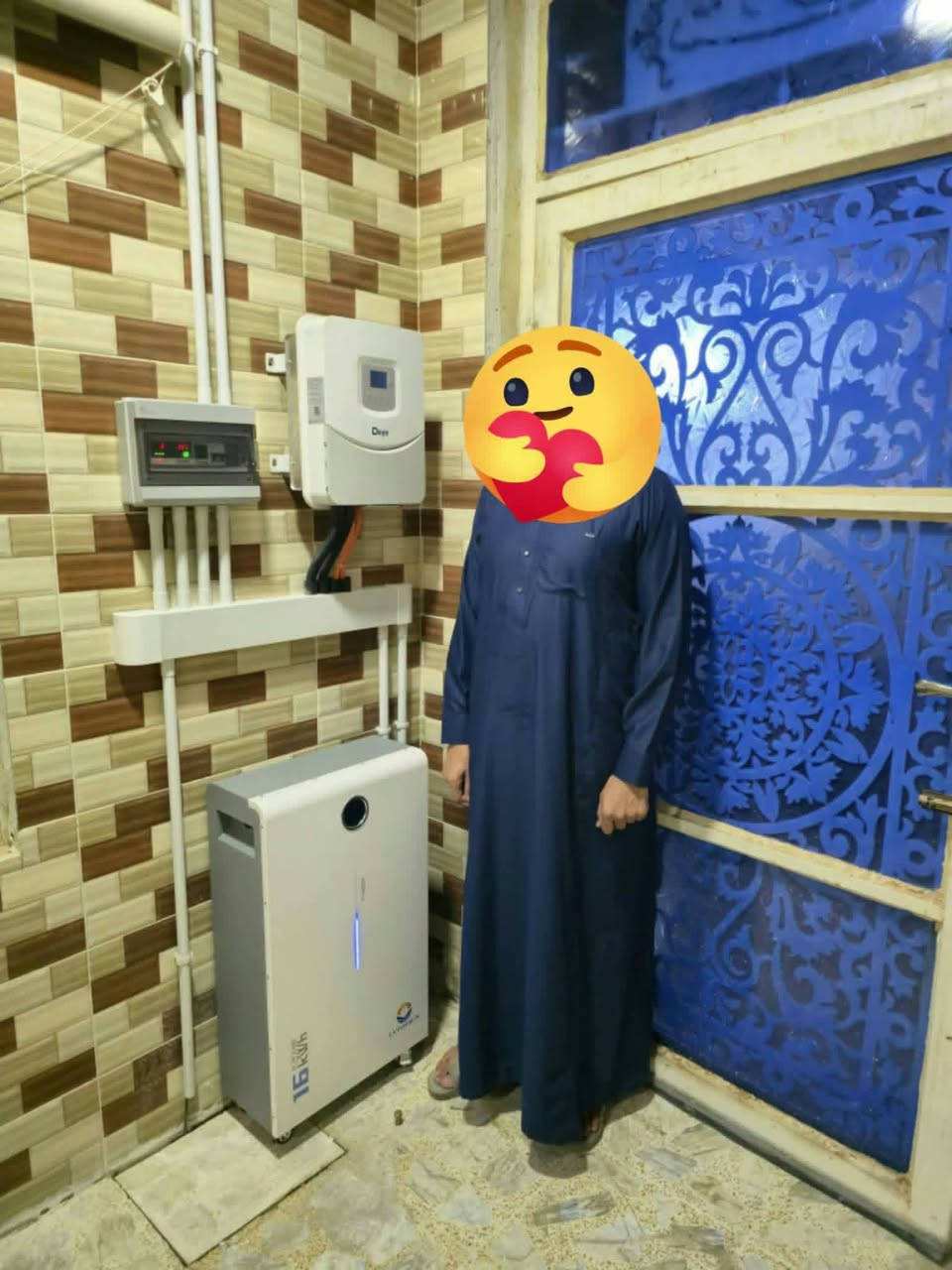 انفيرتر ٦ كيلو • بطارية ١٦ كيلو ٨٠٠٠ دورة • ألواح ٦٢٠ واط ×٧