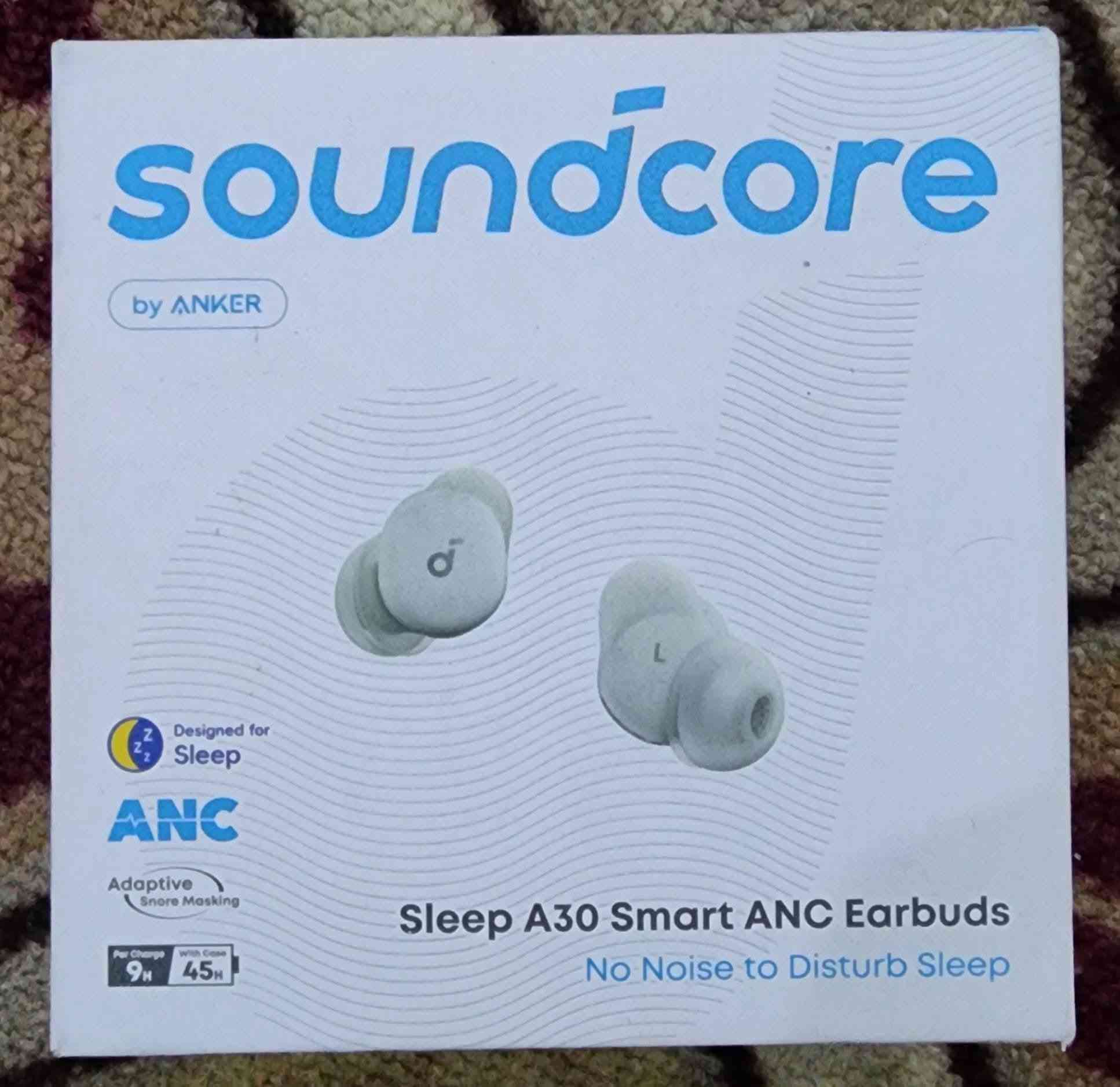 ايربود النادر من شركة.Soundcor المصممة لاوضاع النوم والموسيقى

ساوندكور سليب A30

تقنية عزل الضوضاء التكيفية 4-Point Noise Masking (System

تحكم ذكي للحجم Smart Volume Control لضبط مستوى الصوت تلقائيا حسب بيئة النوم ومنع الإزعاجات المفاجئة

تصميم مريح ثلاثي الأبعاد ( 3D ergonomic مدعوم بتقنية Air Wing وغطاء سيليكون فائق النعومة لتقليل الضغط على الأذن أثناء النوم على الجانب

وضع النوم Sleep Mode يقدم حتى 14 ساعة من التشغيل في الشحنة الواحدة، ويمكن أن يمتد إلى 80 ساعة باستخدام العلبة

وضع البلوتوث Bluetooth Mode يسمح بتشغيل الموسيقى أو الصوت حتى 10 ساعات، ويصل إجمالي التشغيل إلى 55 ساعة مع العلبة

مزودة بحساس MEMS وساعة Real-Time لتتبع حركة النوم وضعية الجسم، ومدة النوم، مع عرض نتائج وتحليلات كاملة في يليق oundcore

تطبيق Soundcore يوفر تخصيصات متعددة مثل جدولة الإغلاق التلقائي ضبط الصوت، تتبع النوم، وحتى ميزة "العثور Find Device " على السماعة

مقاومة للعرق والرذاذ (IPX4) ما يجعلها مناسبة لاستخدامات ما قبل النوم أو السفر

السعر 100 الف دخل خاص او واتساب *********** مكاني بغداد مدينة الصدر قطاع 28

نص مكتوب في الصور:
- وضْع AI الكل المحتوى المطابق مرئيًّا 6 مواقع إلكترونية سعر سماعة Soundcore Sleep A30 المخصصة للنوم هو 229.99 دولاراً عند الإطلاق الرسمي. 1+ The Verge ومع ذلك، تتوفر حالياً خيارات أسعار مختلفة بناءً على العروض المتاحة: السعر المخفض: يمكن العثور عليها أحياناً بسعر يتراوح بين 179.99 و199.99 دولاراً. إصدار Sleep A30 Special: أطلقت الشركة نسخة محسنة (A30 Special) بسعر رسمي يبدأ من 199.99 دولاراً. 2+ SoundGuys تتميز هذه السماعة بكونها تدعم خاصية إلغاء الضوضاء النشط (ANC) المصمم خصيصاً للنوم، ونظام حجب أصوات الشخير، مع عمر بطارية يصل إلى 9 ساعات في الشحنة الواحدة. 1+ Soundcore هل ترغب في معرفة أماكن توفرها أو مقارنة مواصفاتها مع الإصدار السابق (Sleep A20)؟ بإمكانك السؤال عن أي موضوع