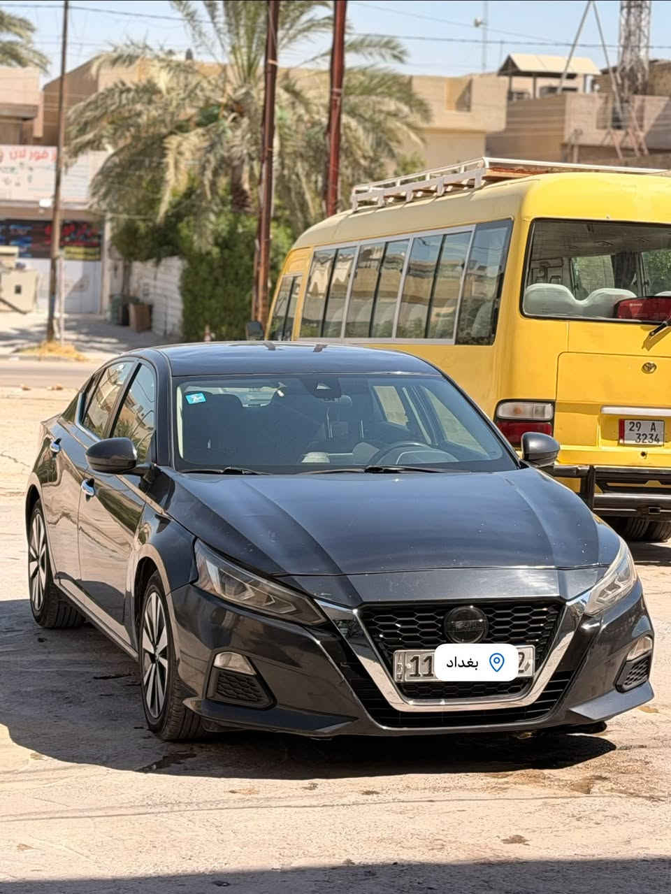 السلام عليكم 
نيسان التيما 2022 SV رقم بغداد الجديد 11 
حادث موضح بالصور 
محرك 2.5 EGR تنفس طبيعي 
مواصفات الالتيما معروفه شاشه carplay 
بصمه 
نقطه عمياء 
رادار
مانع اصطدام 
تشغيل عن بعد 
داخل اسود كشنات مخمل 
تبريد النيسان معروف ترايها كلش حلو وسياره سلسه 

بيها الجاملغ الوره معجون ومفطر لان مصلحه بدبي وتصليح دبي فاشل 
الصفحه مصبوغه اثر الحادث كدامكم والبنيد بي شويه صبغ يعني هم احسبه بنيد كامل 
بيها نقوصات كلش بسيطه
تفاصيل اكثر خاص او *********** 
اي استفسار اني بالخدمه 
السعر 125 و بيها مجال
