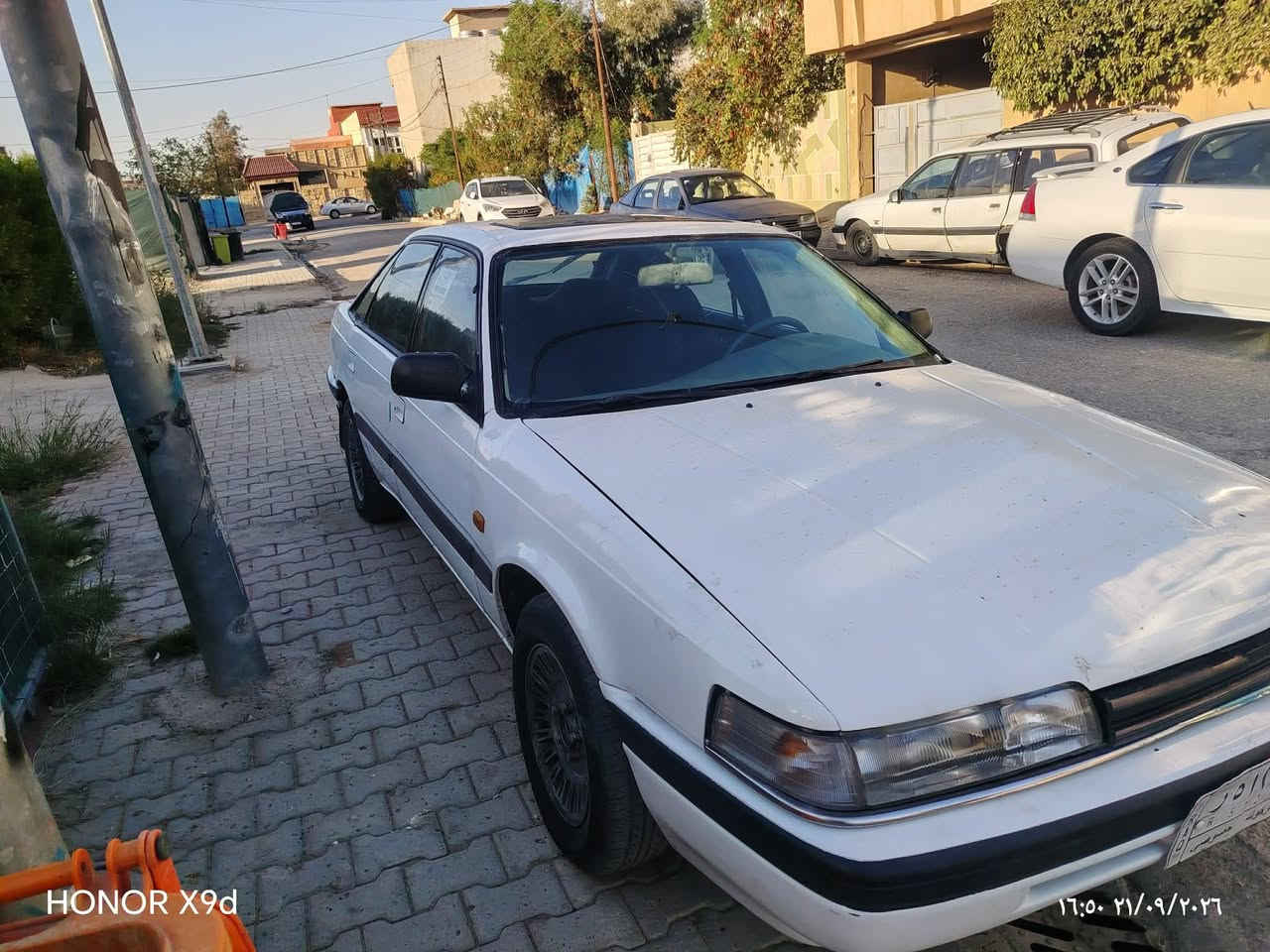 مازدا موديل 91 للبيع
محرك 12 بخ
محرك وا كير شرط
وا تخم تايرات جديد
وا سنويه مشروع وطني.

مكاني كركوك

***********

نص مكتوب في الصور:
- HONOR X9d 16:50 21/09/2026