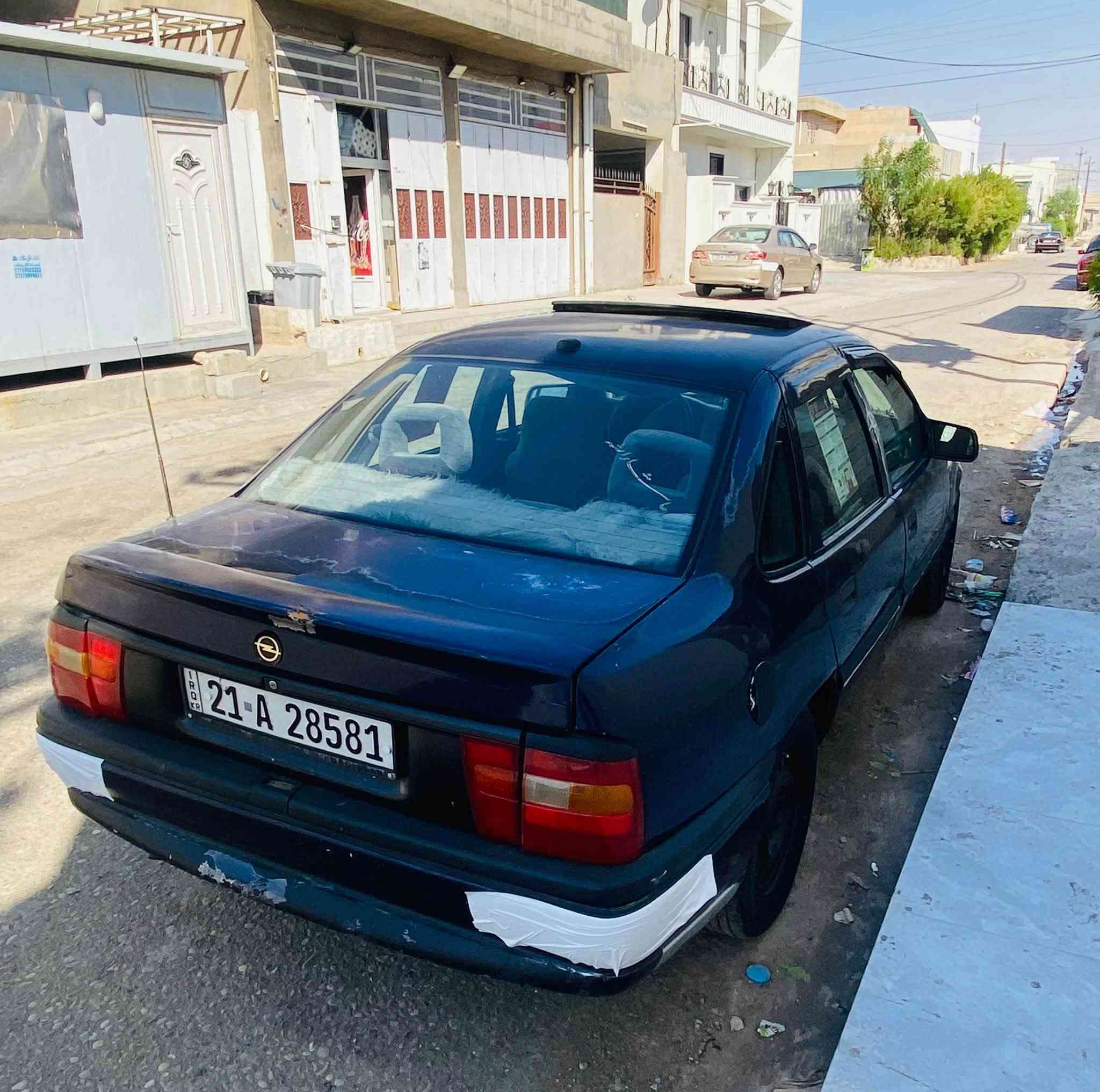 سلام عليكم أوبل فكتره للبيع محرك 20گير محرك شرط موديل 1995سياره لابي ضربه ولا صبغ على بلاد سياره دبل ايرباك جامات امامي كهربائي سلايت كهربائي بي كوبون بنزين 
سنويه 2031 جديد سعره 42بي مجال رقم موبايل ***********

سلام عليكم  کاکە ئەم ئۆپلە بۆ فڕۆشتە مکینەی 20گێرو مکینە بەشەرت مۆدێلی 1995سیارەکە نە لێدرانی هەیە نە سبوغ سیارە دبل ئێرباکە دو جام پێش کاربایە سلایت کاربایە 
کۆبۆنی بە نزینی هەیە سنویی تا 2031تازیە سحریی 42مجالی تيايه رقم موبایلم ***********
