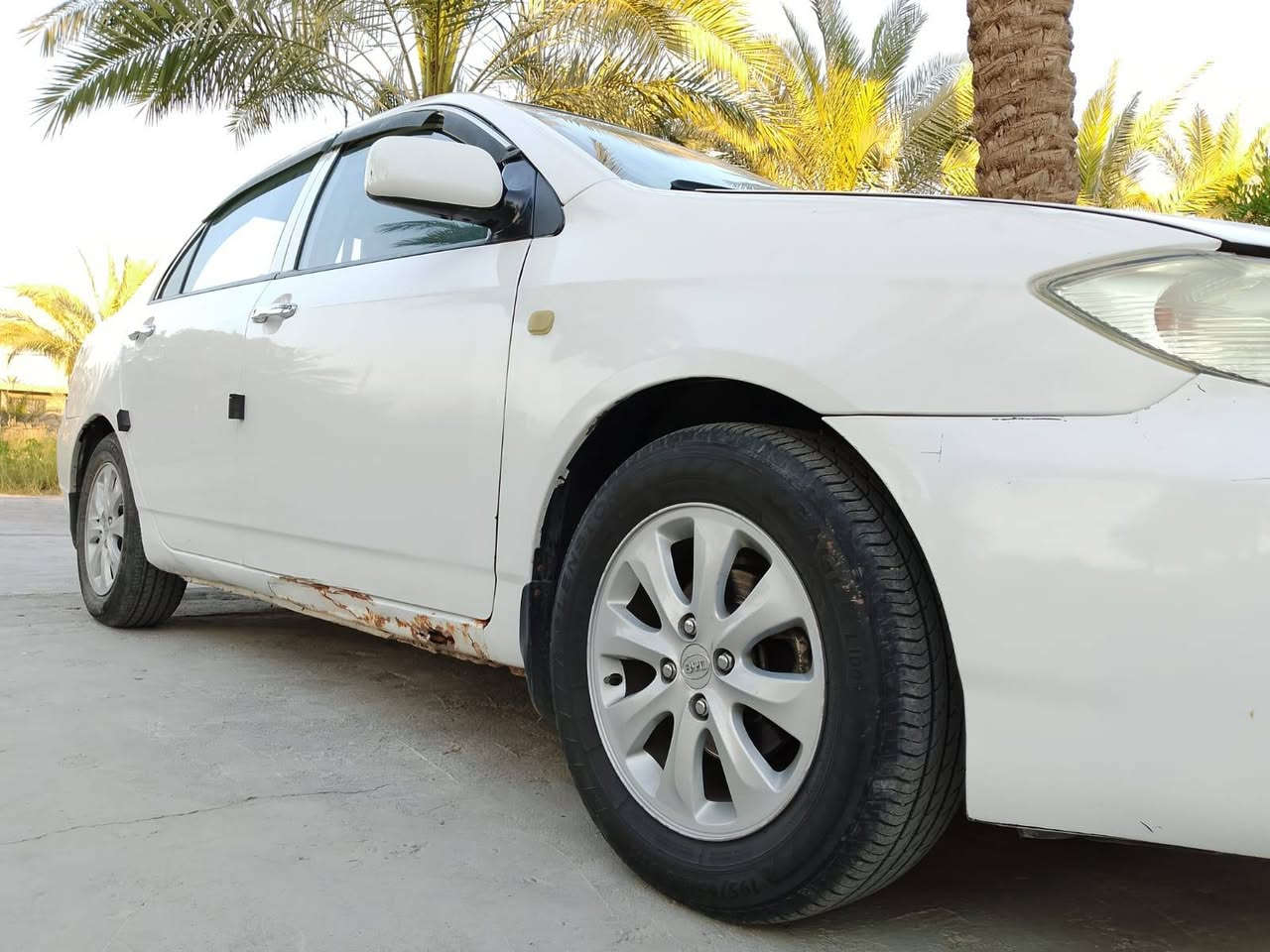 السلام عليكم سياره BYD F3
محور كير ومحرك كورلا بيكاتشو 1600 المكينه خير من الله نشطه
حادثها بجم بنيد وجاملغات ثنين شديت الها جديد المحرك سليم لغود سليمه
وبيها ضربه بالجاملغ الخلفي مصلحه
تبريد عاطل

السعر 40 ورقه وبيها مجال بسيط للشراي فقط 

للأستفسار
***********
*********** واتساب

