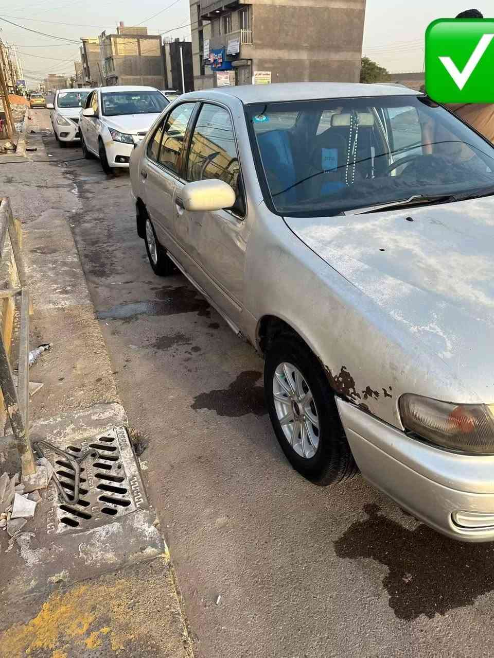 نيسان سني مديل 1995 ب اسمي وتحويل ثاني يوم سنويه لل31
كير ومحرك خير من الله 
كلج جديد صدر جديد 
دوشمة ارضية وكشنات جديد 
باتري جديد مشط وبور جديد 
تريد تاخذها تسقيط تريد تجنيها بكيفك 
السعر 20 وبيها مجال بسيط 
***********
