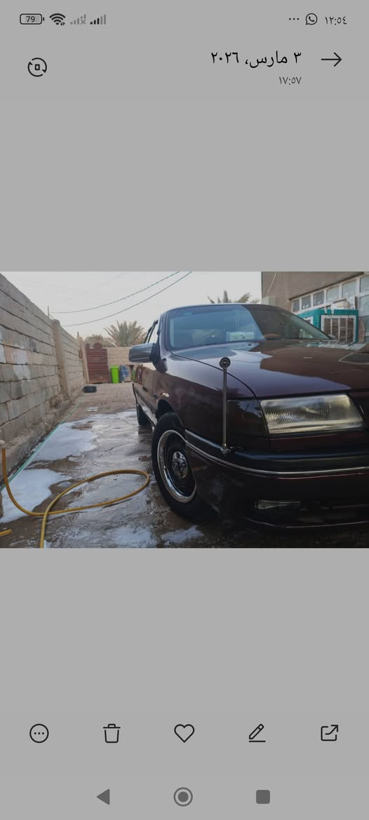 اوبل فكتره موديل 95 رقم دولي بغداد سياره جديده مصبوغه عام لجماليه كهربائيات كله شغاله سستم سمعات كامره خلفيه شاشه بدشبول زنون ثلجي القوي تخم تاير محرك 2000 لا تنقيص ولا تبخير جديد كير عادي.حداديه جديده كله  فتحه سلايت كهرباي  سعر 52 بيه مجال لشراي ***********
