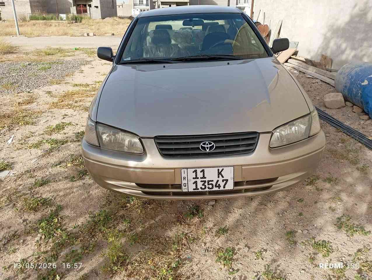 السلام عليكم..
كامري للبيع موديل 2000 رقم بغداد دولي تحويل مباشر سيارة فول ما ناقصها شي منظومة غاز جديدة كير محرك تبريد صدر كله شرط سيارة بيها جفية ومصبوغة عام بس السيارة حيل حلوة وجاهزة
سعرها 70 وبيها مجال  مكانها تكريت رقم صاحبها
***********
