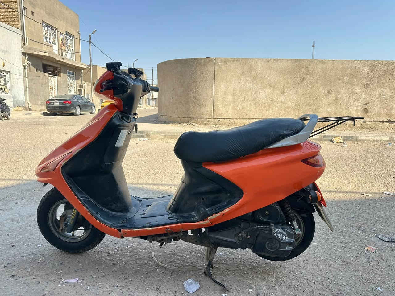 دراجه فراشه للبيع كفاله ما مفتوحه شرط عل فحص كلشي شغال كهربائيات سلف لايت زنون عالي ناصي رماش شرط معدل ١٢٠مكينه ناعمه فول نهضه ومعدل مكينه ماكس السعر٤٥٠ المكان الديوانية مركز ***********
