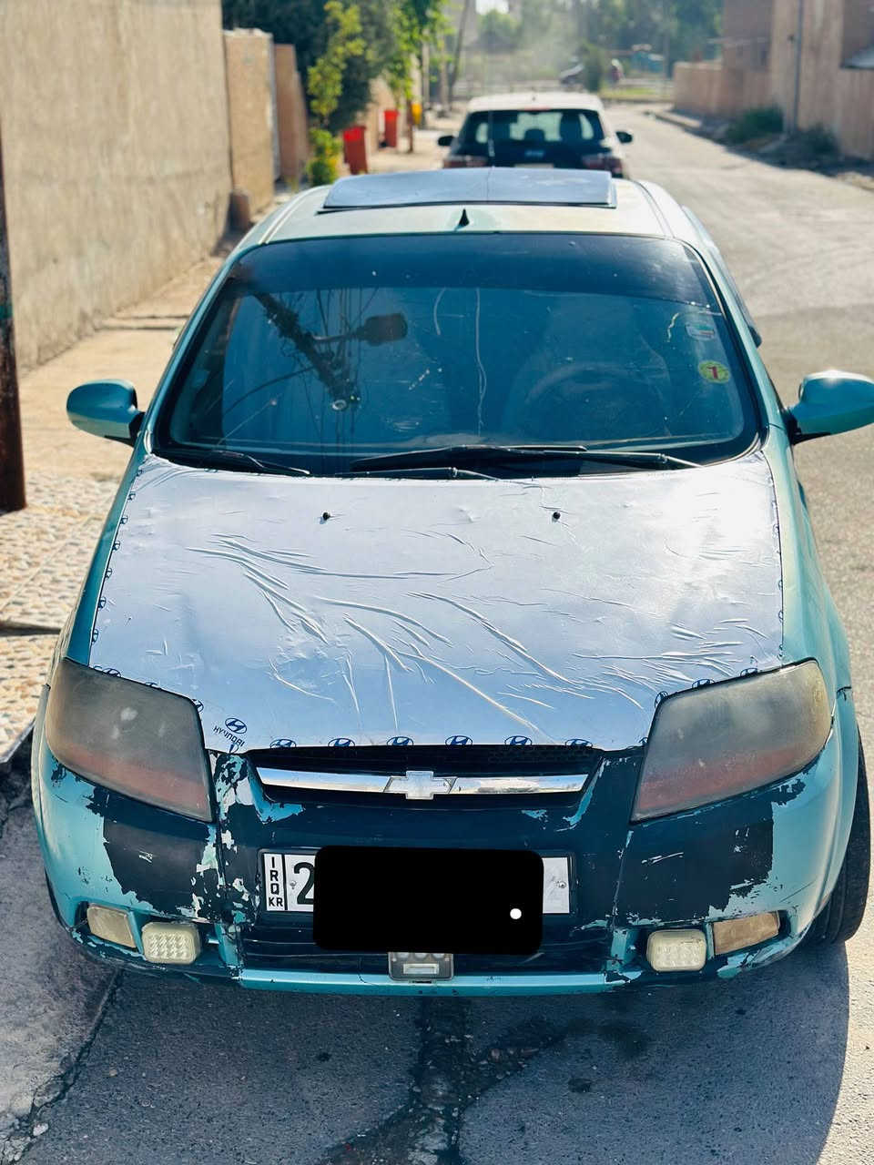 افيوو موديل 2006
السياره جاهزه من كلشي نضيفه بس ناقصها سمكره الدعاميات
شرط كير ومحرك عل ايدي
صدر امام خلفي نص عمر
السياره حبل بدون كص مكفوله من عشاير وسرقه ودوله 
السعر 20 وبيها مجال
 وترهم مراوس حسب القناعه

***********
