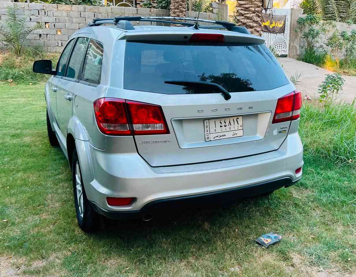 دوج جورني SXT
الموديل 2013 
المحرك 6 سلندر 3600
 السياره مكفوله من الصبغ والرش والحادث 
گير ومكينه وحداديه وتبريد كفاله
رقم بابل
السعر 120 وبيه مجال
للتواصل خاص او على عالرقم 
العنوان بابل / الحله
***********
