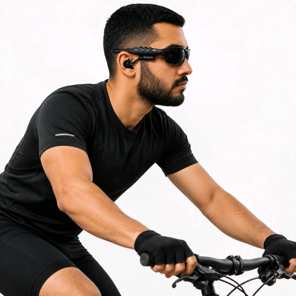 نظارات ذكية بلوتوث Smart Wear للموسيقى والمكالمات

استمتع بالموسيقى والمكالمات بطريقة عملية وعصرية مع نظارات Smart Wear الذكية المزودة باتصال بلوتوث وتشغيل مباشر من النظارة.

• تدعم تشغيل الموسيقى وإجراء واستقبال المكالمات

• اتصال بلوتوث مع خاصية الاقتران وإعادة الاتصال التلقائي

• أزرار تحكم بالموسيقى والتنقل بين المقاطع

• إمكانية التحكم بمستوى الصوت من خلال الأزرار الجانبية

• تدعم التبديل بين اللغة الصينية والإنجليزية

• شحن عبر منفذ USB بجهد 5V

• نوع المنتج: نظارات ذكية بلوتوث
• الاتصال: Bluetooth
• منفذ الشحن: USB
• جهد الشحن: 5V
• التيار الموصى به: 500mA
• مدة الشحن: حوالي ساعتين ونصف
• الوظائف: تشغيل موسيقى – مكالمات – تحكم بالصوت – إعادة اتصال تلقائي

محتويات العلبة:
• النظارة الذكية
• كابل شحن USB
• دليل الاستخدام