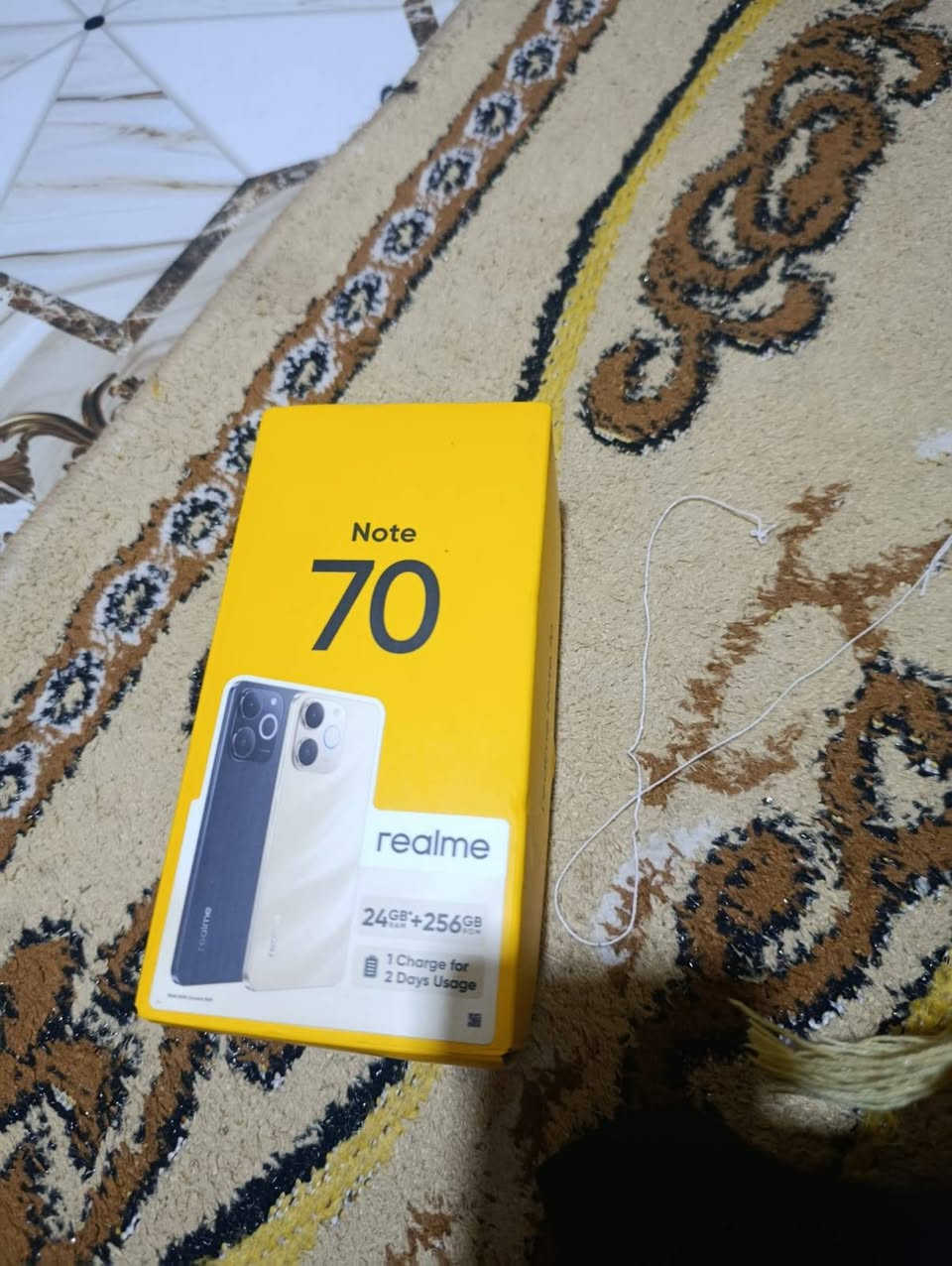 ريلمي نوت سبعين مستعمل شهر واحد كامل ملحقاته 
السعر 225 
الرقم ***********
