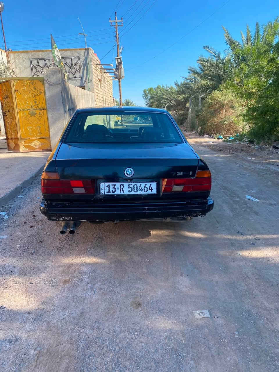 السلام عليكم  بي ام 730 سياره نضيفه رقم انكليزي بأسمي مديل 90 بالقرنه السعر 35 وبيها مجال قليل ***********
