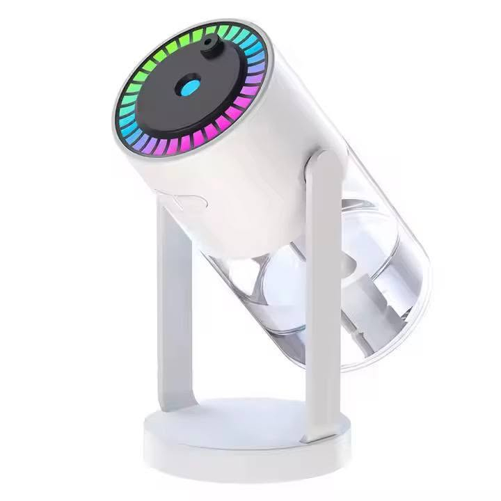 مخبرة لهب الهواء الدوار 
هذا مرطب هواء "ستاري سكاي توب" (Starry Sky Top Humidifier). 
يحتوي على إضاءة LED دوارة  يعمل عن طريق منفذ USB. 
يتميز بتصميم يعرض سماء مرصعة بالنجوم لخلق جو هادئ ومريح. 
يساعد على ترطيب الهواء الجاف، مما يجعله مناسبًا للاستخدام في غرف النوم أو المكاتب أو حتى في السيارة.

التوصيل مجاني
خاص مفتوح 
 الاتصال
واتساب
***********

نص مكتوب في الصور:
- High frequency atomization Upgrade [Heavy Fog Humidification] Colorful Fantasy Short press spray button Fixed color selection Single press light button star projection lamp
- CAR AND HOME DUAL-USE home Car