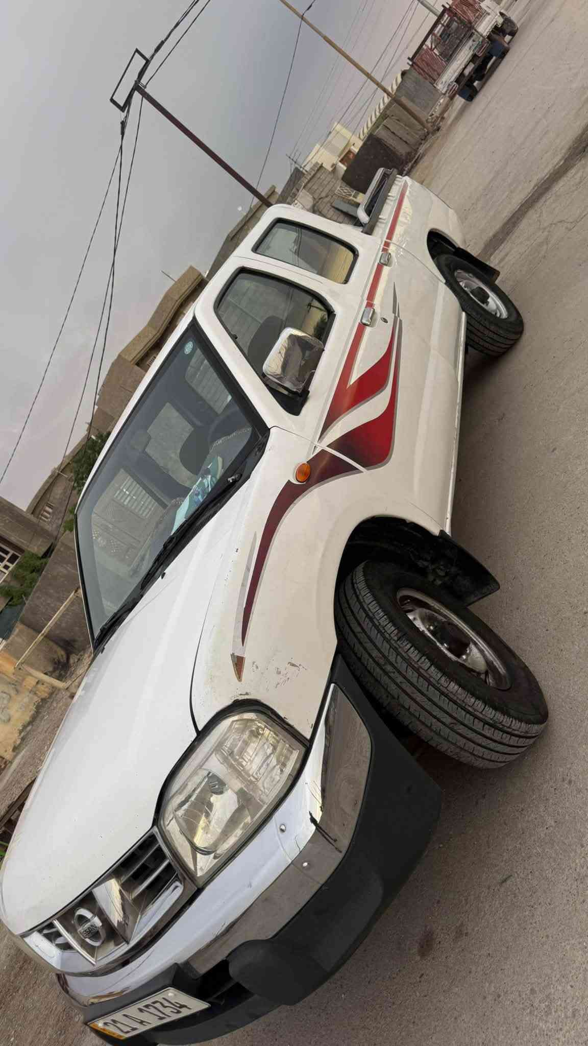 السلام عليكم
بيك اب نيسان شبوط 2007
رقم شمالي
بأسمي تحويل ثاني يوم 
السياره موضح صور وسونار 
كير مكينه مكفولات
السعر 110 وبي مجال للشراي 
للاتصال والاستفسار اكثر ***********
مكان سيارة ديالى بلدروز
