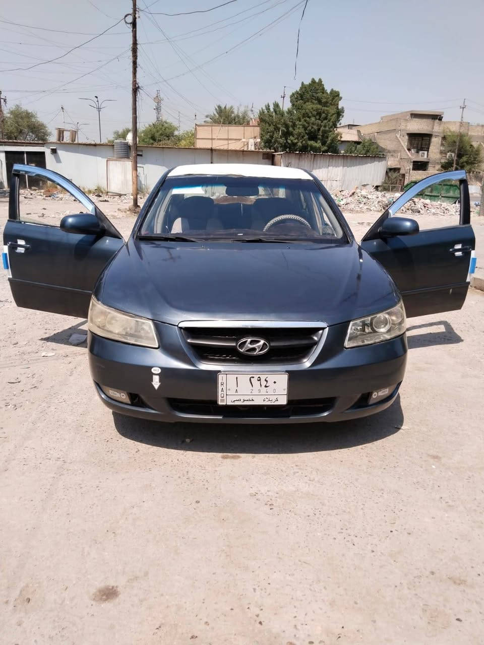 السلام عليكم سوناتا 2006 مصبوغة عام 
بيها طخات خفيفه مكينه 6 سلندر 3300 تخم تاير جديد كير جديد
رقم كربلاء مميز 4 ارقام سنويه 2028 تحكم ستيرن ويلكب دبل كزوز بنيد سلايت جام كهرباء تحويل اي وقت مكاني بغداد زعفرانيه 
سعر 65 وبيها مجال 
*********** مكلف ب النشر
