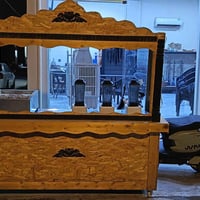 عربانه للبيع  داخل حديد والخارج خشب سعره ٦٠٠ وبيهه مجال  محتوياته  ٣ خ...