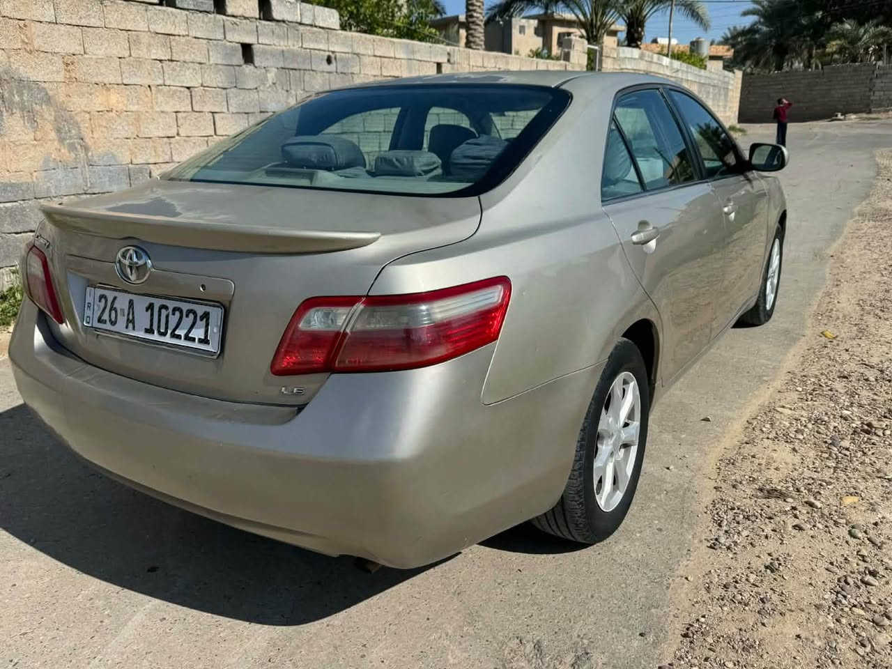 كامري 2007 امريكي
بدون ضرر فقط شبر بارد بالجاملغ الامامي ومصبوغ ليبل واحد برغي مامفتوح بيها شرط 

محرك وكير شرط 

تبريد ثلاجه 

تخم تاير جديد

صدر جديد 

السعر105 بيها مجال بصيط 

للاستفسار ***********
