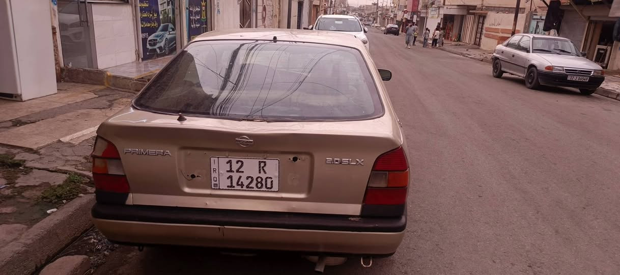 نيسان بريميرا. رقم نينوى انكليزي
موديل. 1992.رقم انكليزي شرط التحويل 
محرك نفخ باقي كدام العين. 
السعر 18$ترهم مراوس ب فكترا 
رقم. ***********
