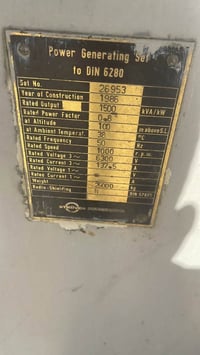 DEUTZ KHD • ١٥٠٠ KVA • أربيل