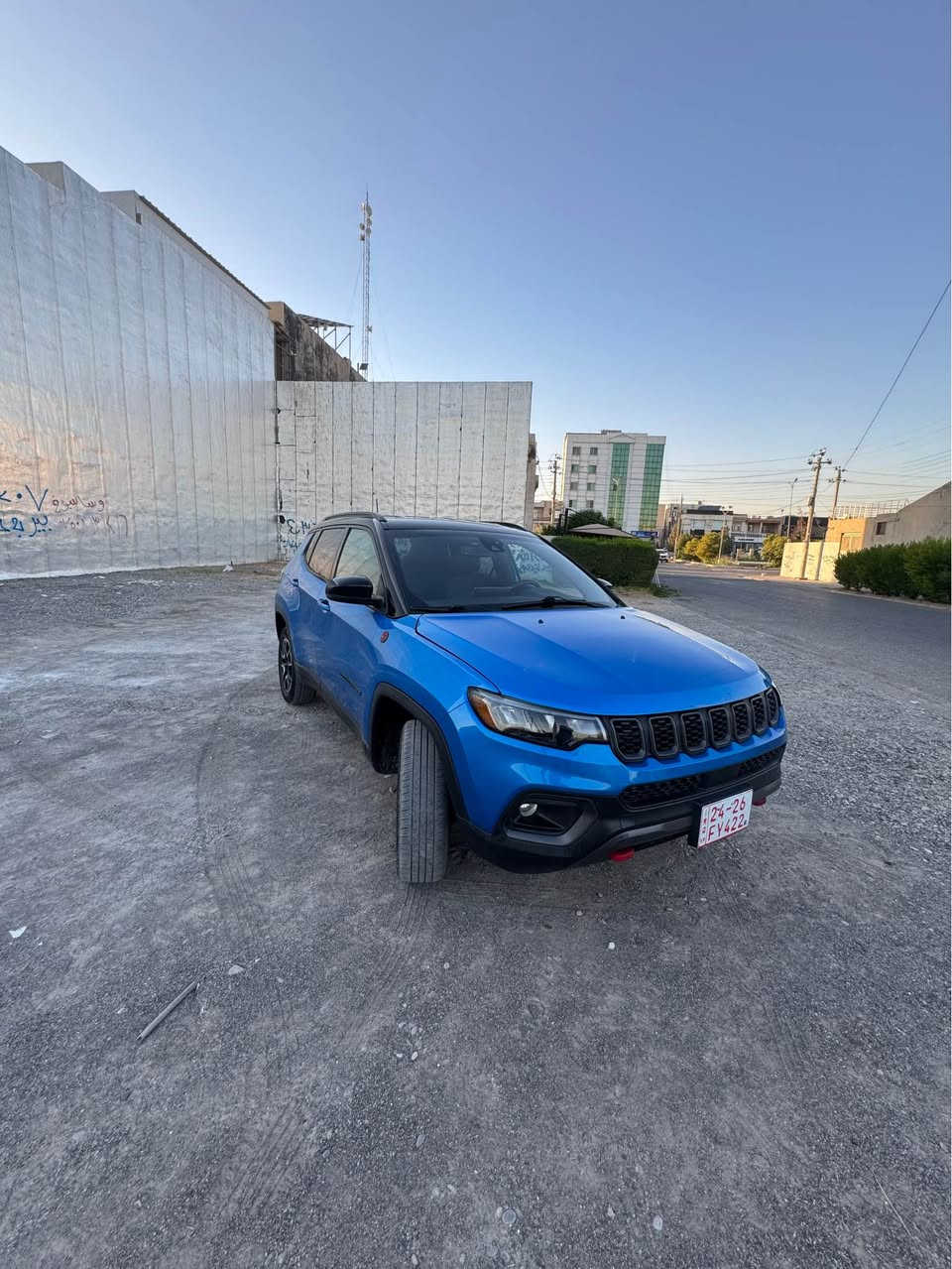 eep compass trailhawk 
2024 
بونیت سبغ شویە داخل  
ماشی ٥٤ مایل
مواسفات تریل هوک 
*********** أربيل, العراق
