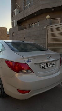 سياره اكسنت 2016 رقم اربيل بأسمي لونها مميز السياره مصبوغه حزام بسبب ا...