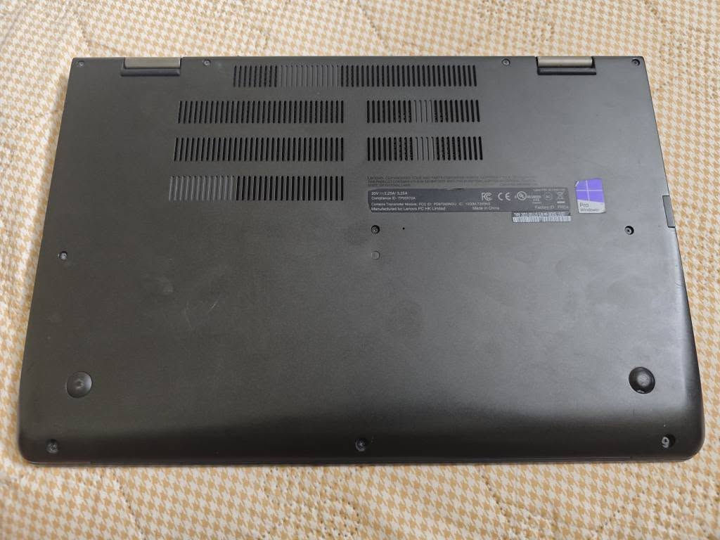 لابتوب Lenovo thinkpad yoga 15
لابتوب Lenovo thinkpad yoga 15 لمس قلاب
شاشة تنگلب وتصير ايباد

اللابتوب نظيف حيل كلشي

مواصفاتة
المعالج :- i7 5500U
كرت الشاشة :- intel HD Graphics 5500 4GB
الرام :- 8GB
الذاكرة :- SSD 256GB
حجم الشاشة :- 15.6 فول hd + قلابة تدعم اللمس
الشاحن 90 واط

ملاحظة الجهاز مكفول من كلشي فقط السماعات بيهن صوت خنة ماعرف ليش بس انطيك وياه سبيكرات خارجية حلوات rgb

رايدة ب350 الف 

مكاني بغداد الدورة 

متواجد خاص او رقمي
*********** بغداد, العراق

