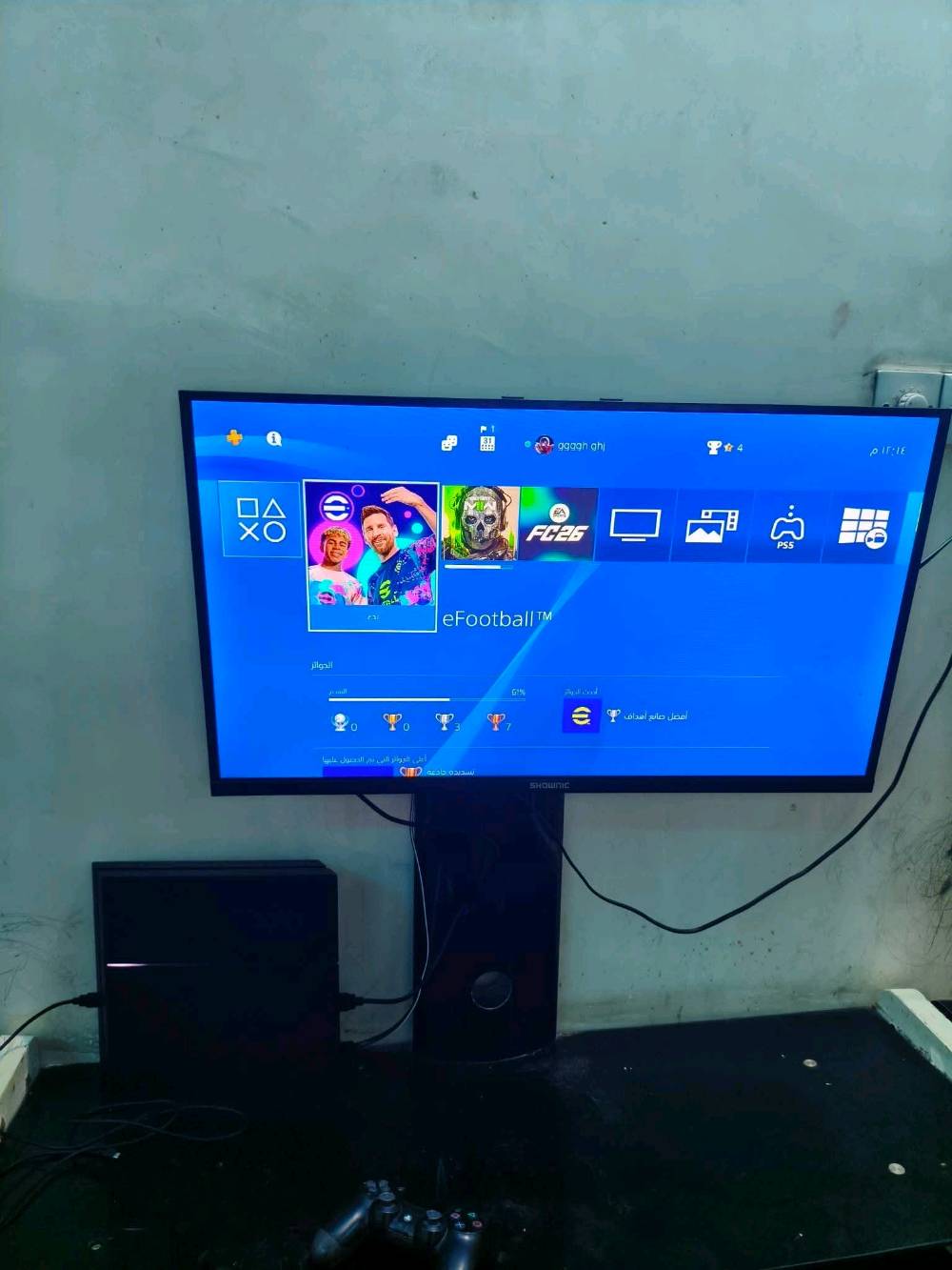 بلي 4فات اولاين جوستكات  اقراص نضيف نضافه 100/90