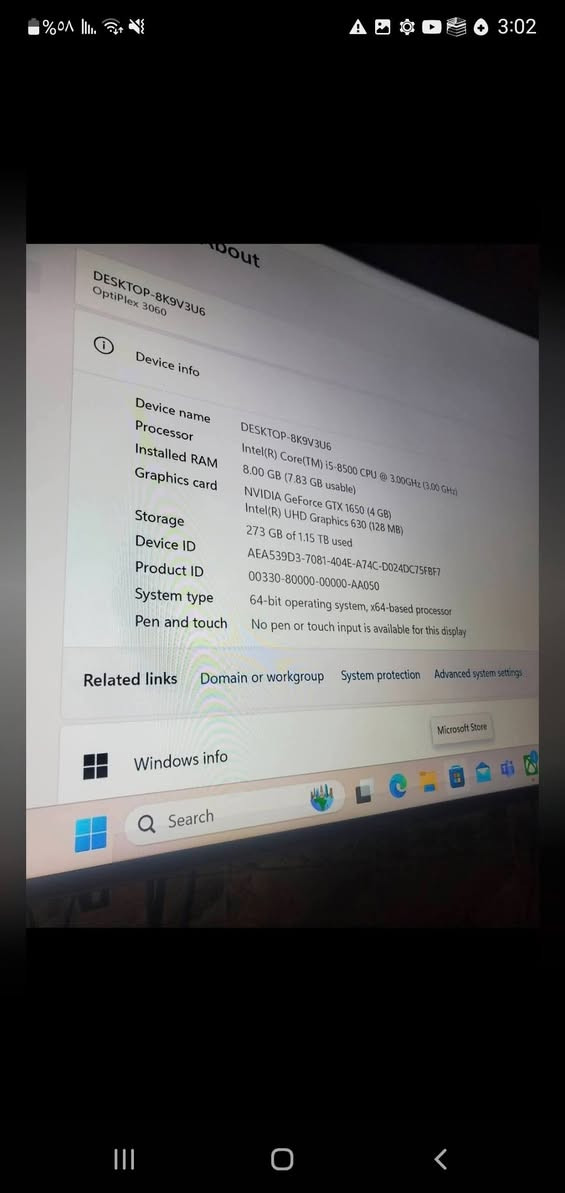 كيس • جيل ثامن • GTX 1650