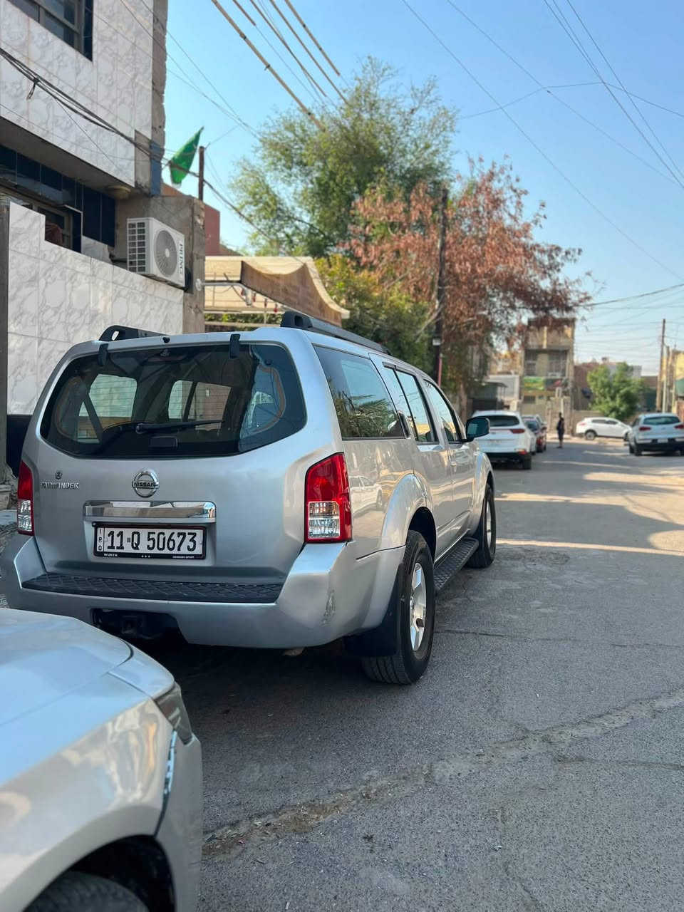 للبيع نيسان باثفندر 2008
وارد امريكي جنطة صبغ وربع باب السايق من جوة صبغ الباقي كله مكفول 
مكينة مكفولة لا تنقيص ولا تبخير 
كير مكفول 
حدادية امامي خلفي جديد 
تخم تاير نضيف 
السيارة تو ويل 
داخل اسود 
تبريد قطعتين 
السيارة نضيفة استخدام شخصي 
السعر 88 وبيهة مجال 
السيارة كاملة درهم متصرف عليهة 
رقم بغداد انكليزي 
السيارة بأسمي 
مكاني بغداد
للاستفسار الاتصال على الرقم ***********
