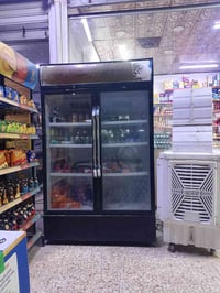 ثلاجة بابين