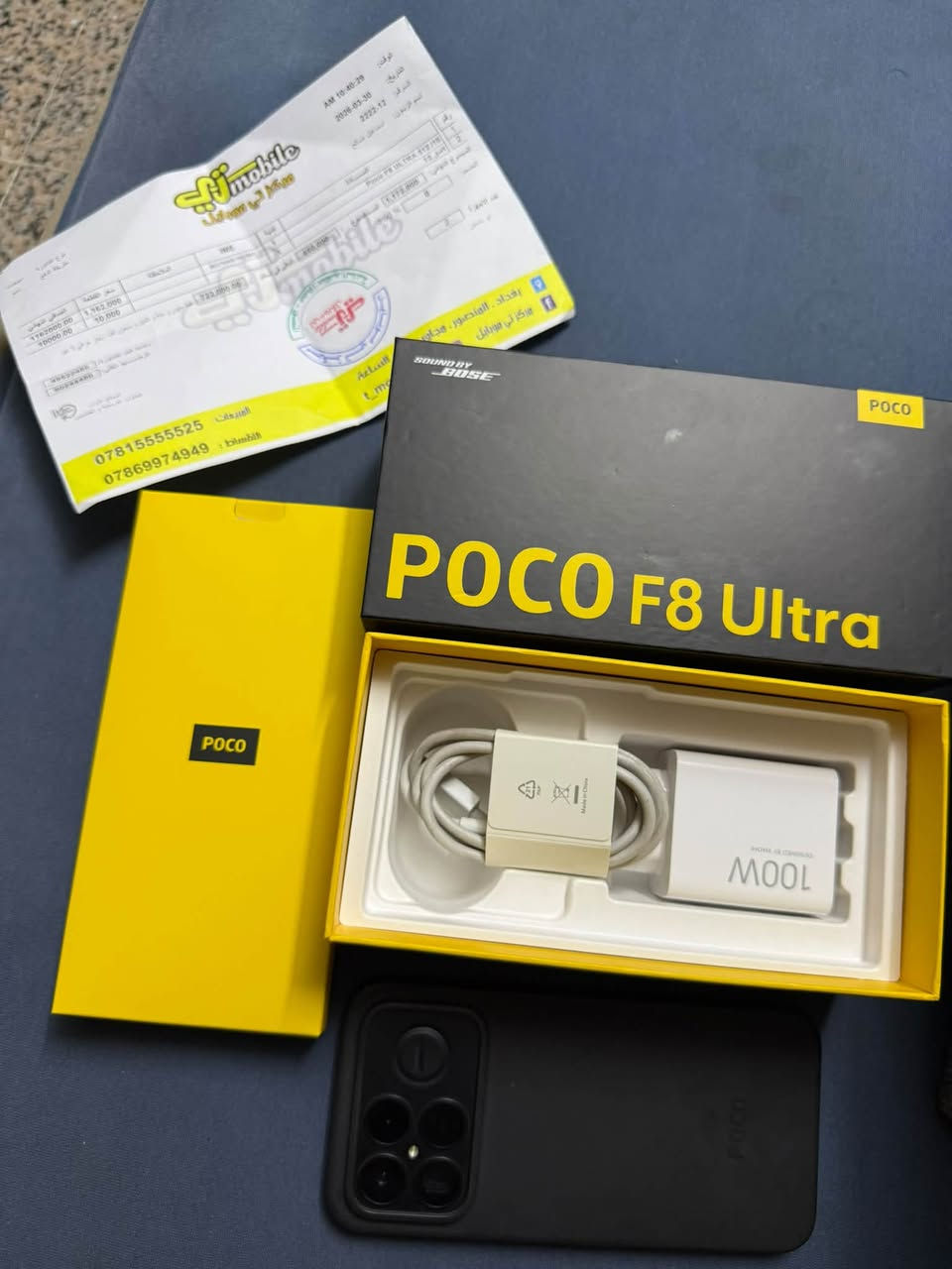 بوكو F8 Ultra • ٥١٢/١٦ • بطارية ٩٨٪
