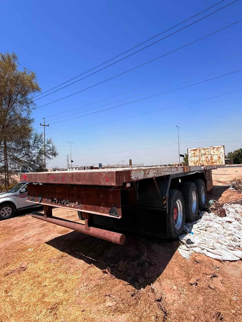 سلام عليكم
البيع عربانه فلات اوربيه جتاف حداديه 
دناكير 2 سربس 1 13 
تايرات نص عمر 
عربانه جاهزه وحلوه 
لمكان السماوه 
لاستفسار اتصل عل رقم ***********/***********
