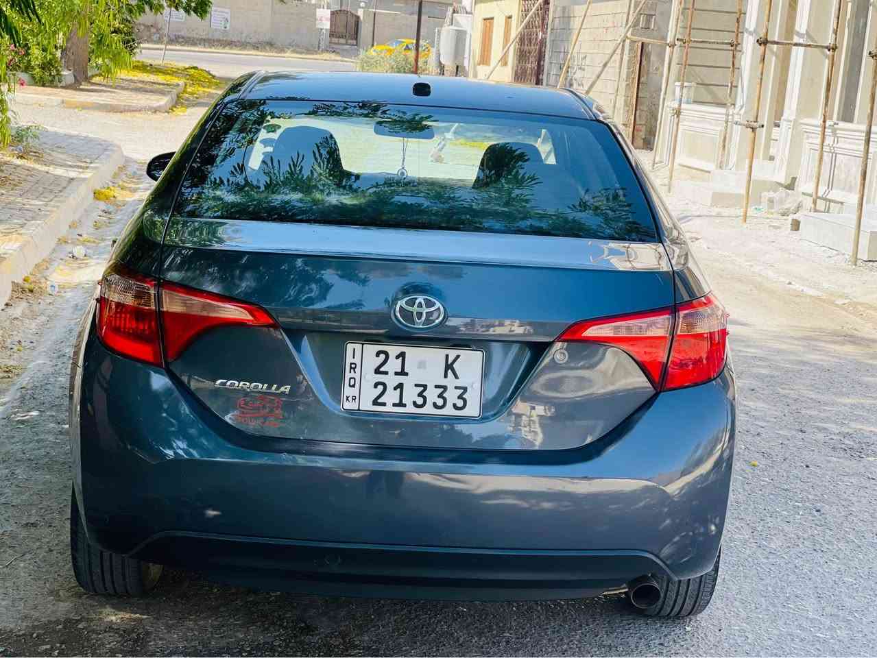 السلام و عليكم 
سيارة كرولا موديل ٢٠١٧ 
مواصفات LE
ضررها روبع بونيد 
سيارة بسمي 
بها دفتر بنزين 
سنوية جديدة حتي٢٠٣٠
مواصفات معروفة 
عنوان كركوك
رقم الموبايل *********** 
سعر ١٣٨بها مجال كركوك, العراق
