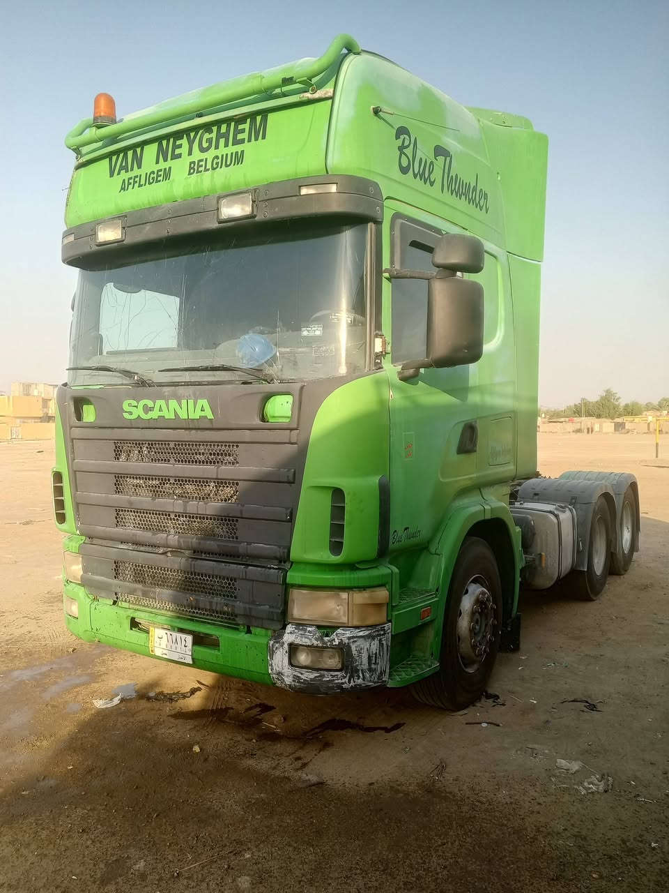 اسكانيا سنكل مربوطه صهريج للبيع ***********
