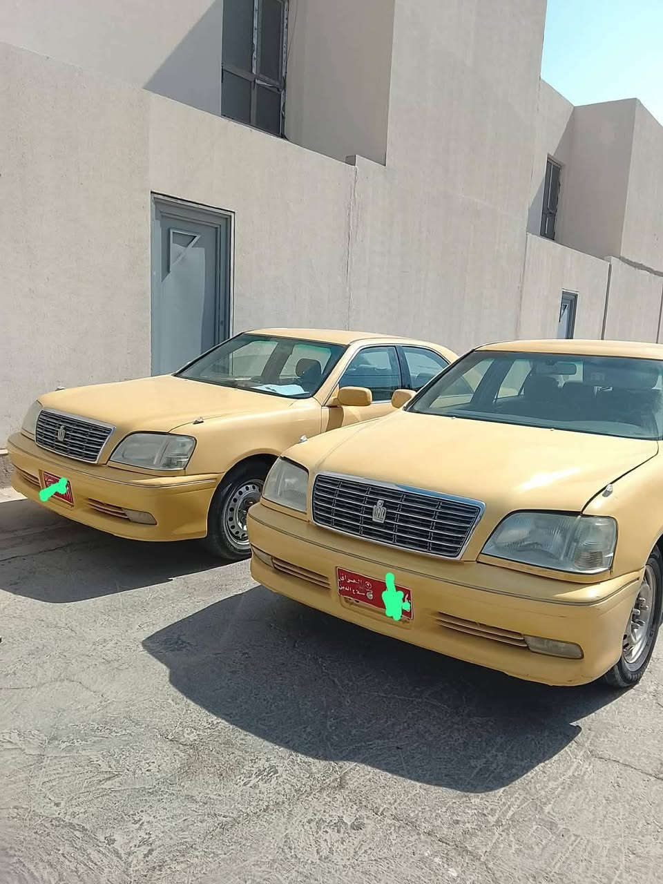 اقراء المنشور قبل الإتصال رجاءا 
ملكات تاكسي رقم صدامي 
الأولى رقم صلاح الدين صدامي كصه جنطه مكينه فيفيتي تحوير دشبول نجف السعر ٢٥ قفل قفل وكاله من المالك ام الباركود حتى افلوس الوكاله مدفوعه للمالك..
الثانيه رقم بغداد صدامي كصه قماره فقط مكينه فيفيتي تحوير ودشبول نجف مكفوله كفاله من ضربه أو طخه عده كصه القماره السعر ٢٧ المالك يأخذ ورقتين على الوكاله ينزلن من السعر يعني يصير ٢٥ قفل العنوان نجف الاشرف حي المهندسين بيع فقط لا مراوس اقساط ولا دين ***********
