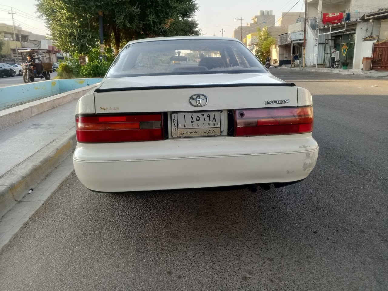 للبيع 
تيوتا ويندم موديل 1994 كير اتوماتيك رقم الماني سنويه عضم عاج بشرط الكير والمحرك بشرط الوكالة وتحويل بشرط الغرامات صدر امامي خلفي وضع شركه داخل في حال شركه سياره حلوه وجهازه جامات كلها كهرباء كهربائيات كلها شغل سياره حلوه وجهازه مال بيت ومال جني سعرها 46 وبيها مجال بسيط عنواني كركوك ***********
