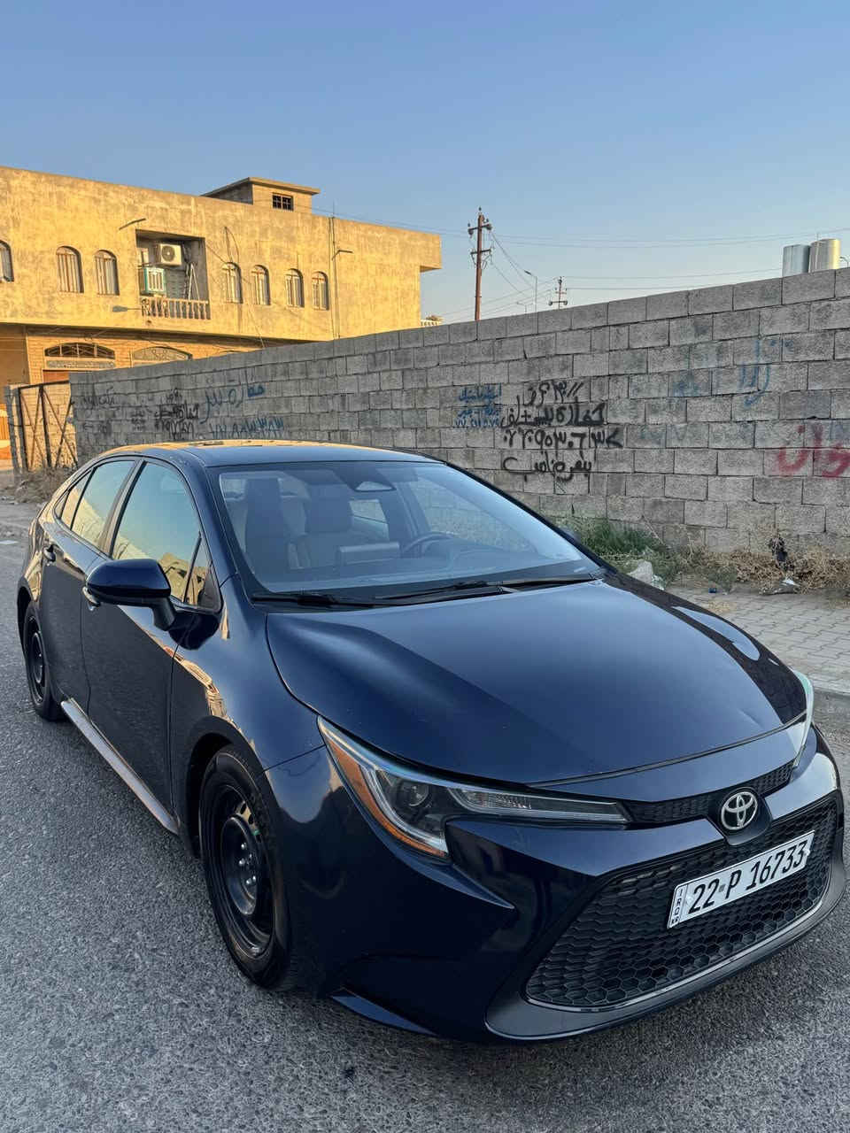 Toyota .corolla

موديل 2023
فئة LE..المرغوب 
حجم المحرك .2000
لون ازرق
وارد امريكي  
ماشية 50 mi
مواصفات LE معروفة 
شاشة كبير
كامرة
تحكم استيرن
بلوتوث 
واير ليس
تحديد سرعة
سنويه هزه براد جديد لحد 2030 
بطاقة بانزين موجود 
تحويل وكاله شرط ثاني يوم 

ضرر سيارة موضوح بل منشور سونار مع رقم شاصي
  5YFB4MDE9PP018636
كير محرك شرط بدون صرف و بخار 
حجر بلادي  
مكان سيارة 🚗 كركوك 
الرقم: *********** كركوك, العراق
