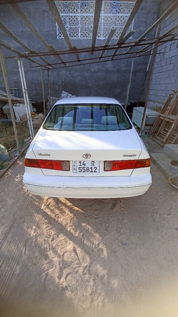 سلام عليكم تيوتا كامري مديل 2002 سيارا نضيفا من كلشي وجاهزا كفلا كص ونقل وضربا سيارا مابي حادث ارقام نكليزيا سيارا بسمي شخصين كفالا كير ومحرك حداديا  حلوا بس عندك الدراين شفت تعبان اليسر كهربائياتها شغاله كلها سيارا متعوب عليها  سيارا العلم ايسر بلاد وارد خليجي مكاني بصرا جزيرا رقم ***********متواجد العصر السعر 67وبيها مجال قليل تبريد ثلج تجي وشوف بعينك البصرة, العراق
