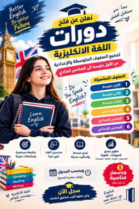 دورات إنكليزي • كل الصفوف • بنين وبنات