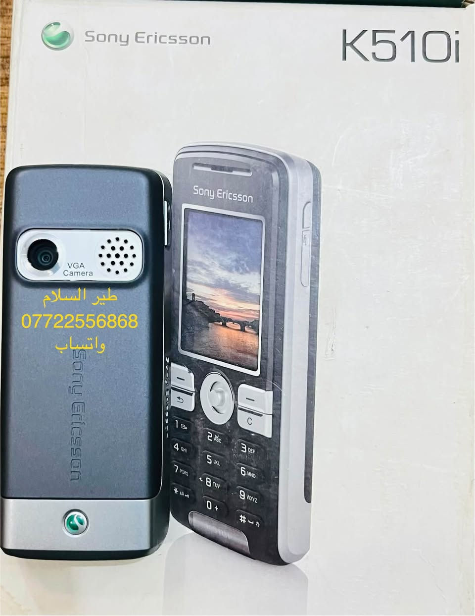 لا توجد تفاصيل

نص مكتوب في الصور:
- طير السلام
- الآن
- Sony Ericsson (K510i)
- سنة الاصدار - 2006
- أصلي
- مُخزّن
- مع الملحقات الأصلية
- حجم الشاشة - 1.8 بوصة ذات (256) الف لون
- حجم الكاميرا - 1.3 MP
- حجم البطارية - 750mAh
- يتوفر توصيل لجميع المحافظات
- للحجز الرجاء مراسلة صفحة (طير السلام)
- ***********
- واتساب
- طير السلام *********** واتساب
- طير السلام ***********