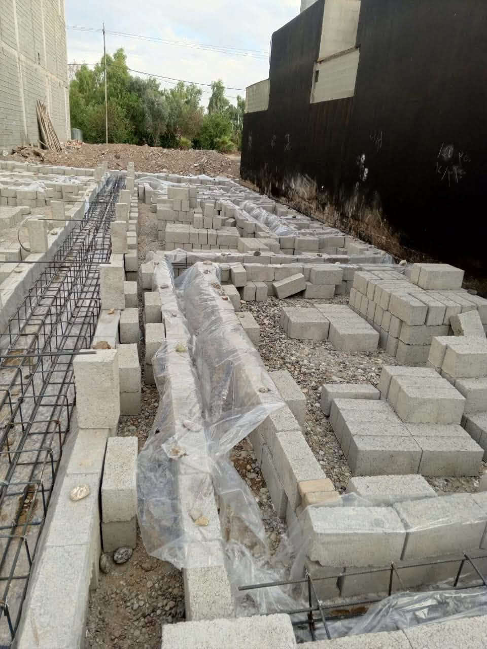 نشتغل اساس تصفيط بلوك تسليح شيش شغل درجه اولى اتصال ***********
