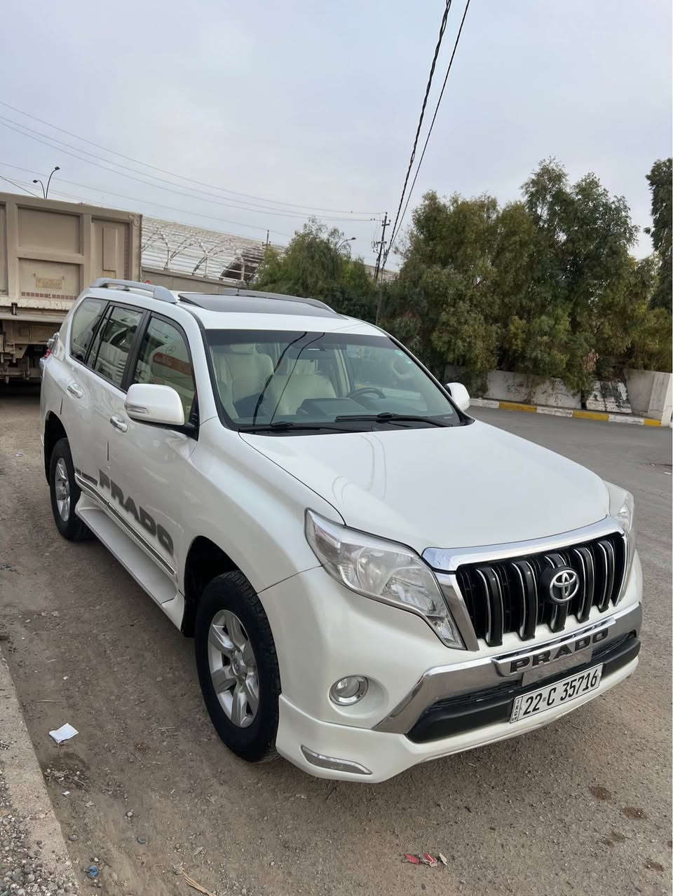 پرادۆ ٢٠١٤ مواسەفات فوول  ٦ پستن سەنەوی و ژینگەی تا ٢٠٣٠ نویە جاملەغی لای سکن پیشەوە سبوغە بی ژۆری بی ارباگ دوو بستیش ساردی هەیە تازە پێشی توند کراوەتەوە ٤ تای بریجیستونی لە بنە لە دەعامی پیشەوە تا دواوە هەموو شتی بەشەرتە یەک دینار مسرفی نیە 
***********
نرخ ٢٧٠ أربيل, العراق
