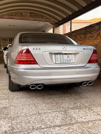 للبيع فقط  مرسيدس حجم S 500 موديل 2000 محرك V8   سياره بلادية مال جناي...