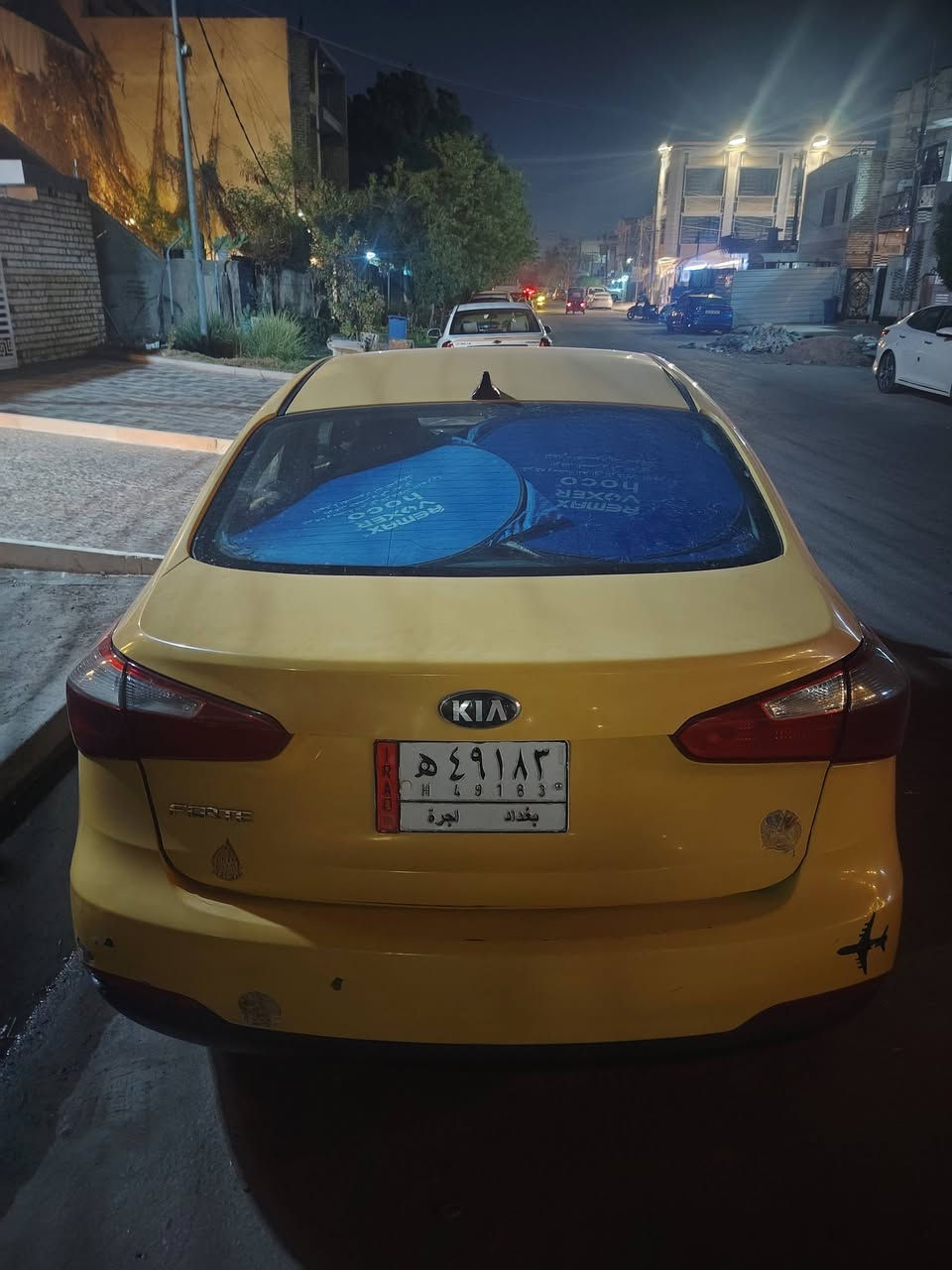سلام عليكم كيا فورتي 2016 حادثه محولبه من امريكا رقم بغداد مشروع وطني  تفاصيل ***********
