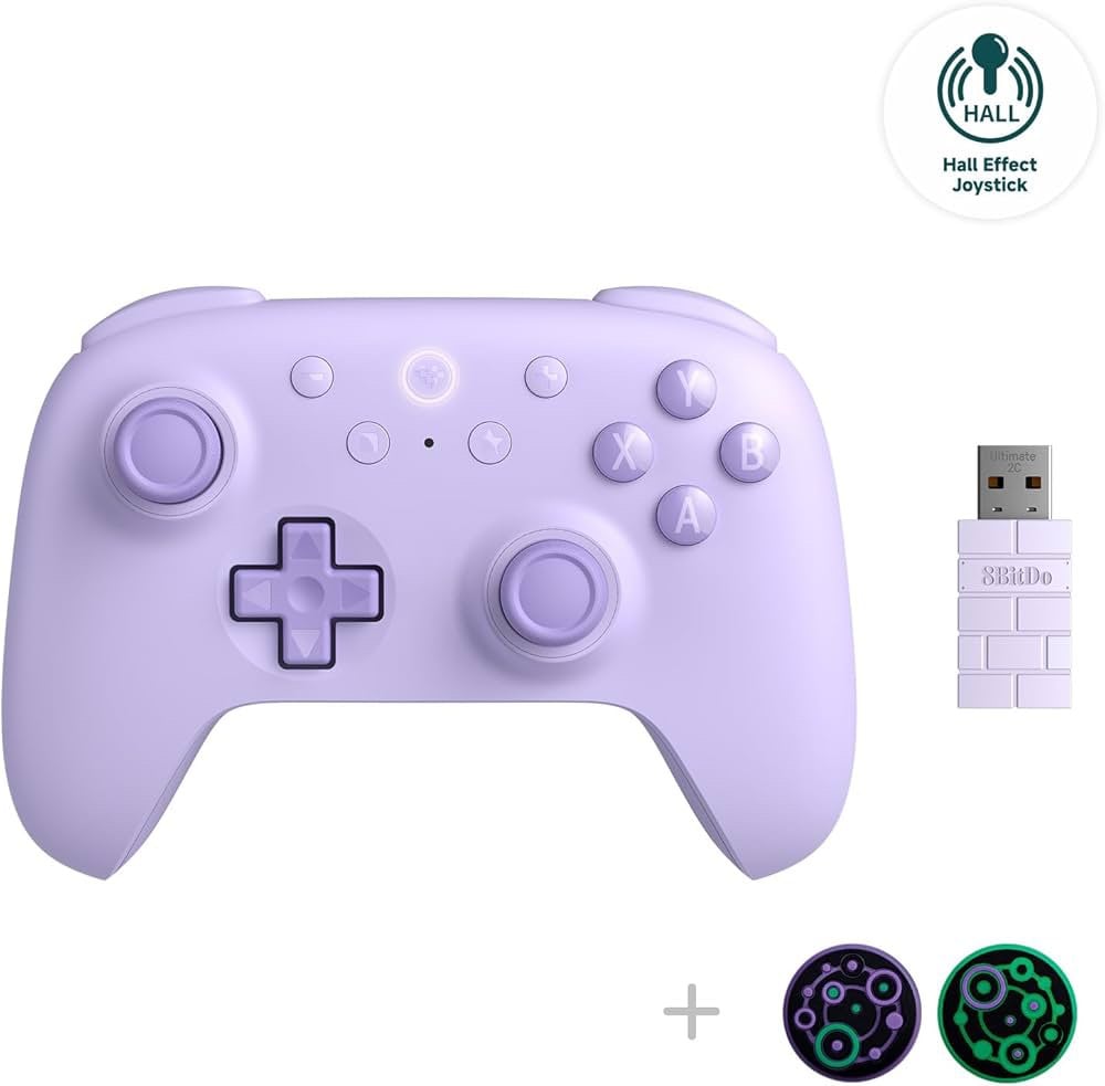 🎮🔥 8BitDo Ultimate 2C – يد تحكم لاسلكية احترافية 🕹️

استمتع بسرعة استجابة عالية وتحكم دقيق مع 8BitDo Ultimate 2C، المصممة لعشاق الألعاب والـGaming. ⚡

🌟 أبرز المميزات:
🔹 عصي تحكم بتقنية Hall Effect لمقاومة الـDrift 🎯
🔹 اتصال 2.4G + Bluetooth + USB 📡
🔹 معدل استجابة يصل إلى 1000Hz ⚡
🔹 تصميم مريح لجلسات اللعب الطويلة ✋
🔹 متوافقة مع Windows وAndroid 💻📱
🔹 لون بنفسجي مميز 💜

💥 سرعة + دقة + تحكم احترافي!

📲 للطلب والاستفسار عبر واتساب:
***********

🚚 توصيل إلى كافة محافظات العراق 🇮🇶
