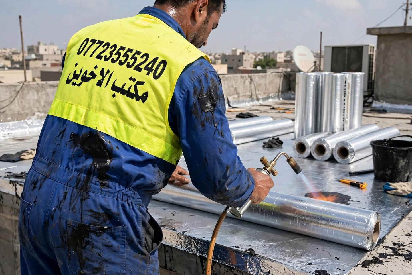 🔥 الإيزوكام للعزل المائي والحراري 🔥

🏠 مستعدين لتغليف الأسطح بمادة الإيزوكام
لحماية السطح من تسريب المي والرطوبة وحرارة الشمس ☀️🌧️

⭐ خبرة 16 سنة
🛡️ ضمان 10 سنوات

✅ عزل مائي
✅ عزل حراري
✅ معالجة التسريبات والرطوبة
✅ شغل مرتب وخبرة بالعمل

📍 العنوان: البصرة – أبو الخصيب – حمدان

📞 للحجز والاستفسار:
***********
***********

💪 الإيزوكام… حماية لبيتك من المي والحرارة
