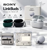 سوني LinkBuds S • أصلية • ضمان سنة