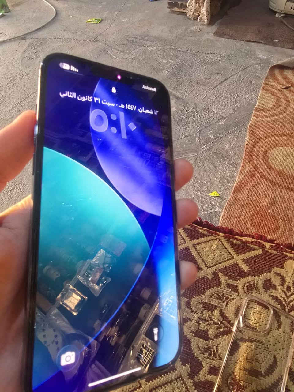 سلام عليكم 
ايفون 13 برو ماكس 
ذاكره 512 
جهاز نضافه 90/100 
شرط الفحص 
بطاريه 82
مكاني بصره سفوان 
السعر 725 الف وبيه مجال قليل
فقط الشراي يجي خاص 
***********
