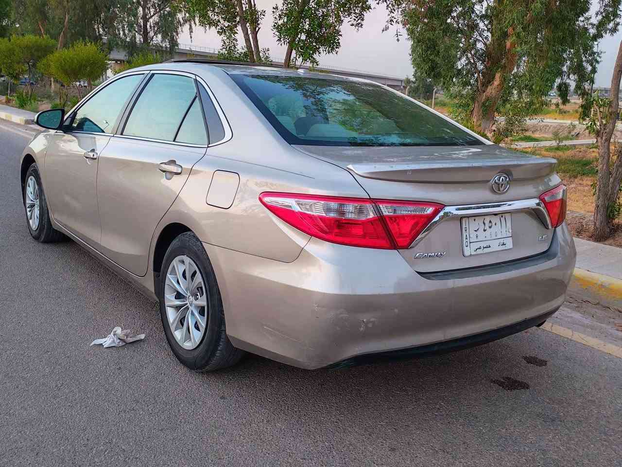 سلام عليكم
كامري ٢٠١٦ وارد امريكي للبيع لون ذهبي مواصفات حلوه فتحه بلقماره تحكم ستيرن شاشه داخل بيجي  بدون صبغ بدون تبديل بدون ايرباك فقط بارد بسيط بخشم الجاملغ الايمن وبعض الشخوط البسيطه كير محرك صدر كهربائيات تبريد كله تمام سياره مال بيت وعلى ايد وحده اني مستوردها رقم التلفون ٠٧٨١٠١٥١٥٠او 
*********** السعر ١٤٥ وبيها مجال حك الجيه
